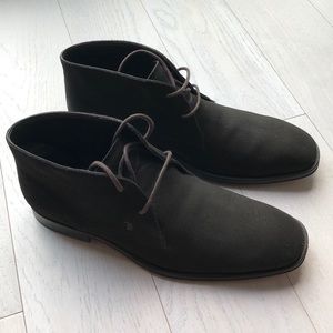 Tods suede dress ankle boot